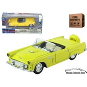 1956 Ford Thunderbird NEWRAY City Cruiser Diecast 1:43 Yellow FREE SHIPPING