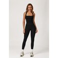 thumbnail image 4 of PISONIC Women Two Piece Workout Sets Racerback Tank Tops Matching High Waisted Leggings with Pockets Gym Yoga Outfits, 4 of 6