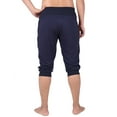 thumbnail image 3 of HDE Mens Workout Jogger Casual Waistband Sport Training Cuffed Yoga Capri Pant, 3 of 4