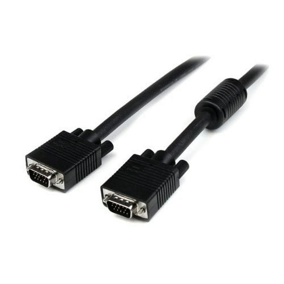 Startech Startech.Com 15 Ft Coax High Resolution Monitor Vga Cable - Hd15 M/M - 15Ft Hd15 To Hd15 Cable - 15Ft Vga Monitor Cable (Mxt105Mmhq), Black Electronic_Cable