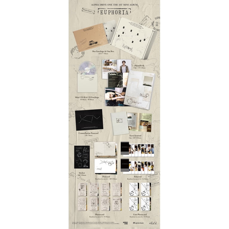 ALPHA DRIVE ONE - [EUPHORIA] 1st Mini Album STAR ROAD Version