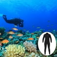 thumbnail image 4 of Traje de neopreno elástico de 5 mm para hombre, traje de buceo de una pieza de cuerpo completo con cremallera trasera, para Hombres Negro XL Zulema Traje de buceo, 4 of 8