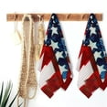 thumbnail image 6 of ONETECH 4Th of July Kitchen Retro Patriotic Stars Stripes Hnad Towel Independence Day Absorbent Quick Drying Bathroom Kitchen Towel 2Pcs​ 27.5*16in, 6 of 6