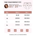 thumbnail image 6 of Gingprous Womens Cotton Underwear High Waist Full Coverage Briefs Soft Breathable Postpartum Panties Stretch Underpants 5 Pack, 6 of 8
