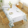 thumbnail image 6 of Eucalyptus Leaves Tablecloth Waterproof, Green Table Cloth Rectangle, Stain Resistant Fabric Table Cloths for Kitchen Table Party Picnic Dinner Decor (60 x 84 Inch), 6 of 6