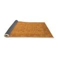 thumbnail image 2 of Ahgly Company Indoor Round Oriental Orange Industrial Area Rugs, 4' Round, 2 of 4