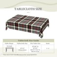thumbnail image 6 of Rectangle Table Cloth, Thompson Clan Gray Formal Dress Tartan Resistant Washable Tablecloth Decorative Table Cover for Dining, Indoor and Outdoor, 6 of 6