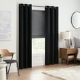 thumbnail image 3 of Eclipse Cordless 100% Blackout Polyester Roman Window Shades, 33" x 64", 3 of 9