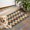 Orange Geometric Pattern, variant on Pastel Geometric Pattern Door Rugs,Washable Non Slip Door Mats Indoor,Decorative Door Mats,Entry Mat Indoor for Entrance,Bedroom,Kitchen,Bathroom,17"x30"