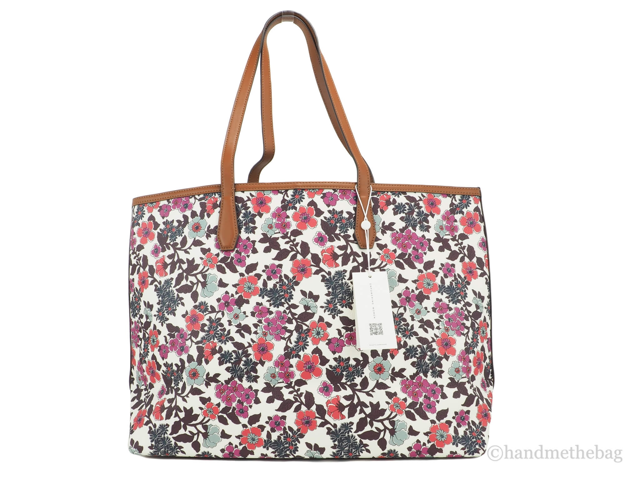 Tory Burch 84765-297 Women's Kerrington Coated Canvas Large Tote