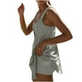 thumbnail image 6 of Dwaogom Women Tennis Dress Sleeveless Workout Mini Dress with Built in Bra and Shorts Cut Out Athletic Outfits, 6 of 7