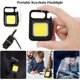 thumbnail image 3 of 2 small flashlights (300mA), 500 lumens rechargeable keychain flashlight, mini flashlight, portable flashlight with foldable stand, bottle opener and magnet base, 3 of 5