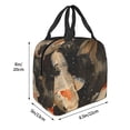 thumbnail image 3 of Balery Koi Fish Tranquility Bolsa de Almuerzo Aislada – Caja de Almuerzo con Papel de Aluminio Grueso, Mantiene la Comida Fresca por 4 Horas, 3 of 8