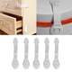 thumbnail image 1 of 2x s de correa de armario a prueba de bebés de 5/20 Uds., s adhesivas para refrigerador de armario de seguridad para , yotijar Cerraduras de seguridad para cajones de armarios, 1 of 7