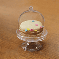 thumbnail image 3 of 24-Piece Mini Cake Stand Chocolate Cake Candy Display Board with Lid for Birthday and Wedding Supplies (Transparent), 3 of 8