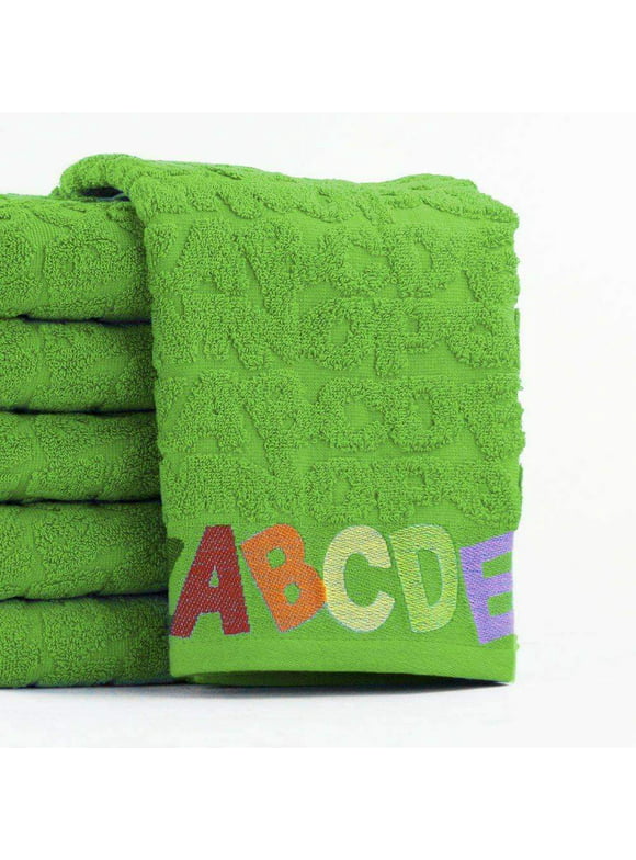 ABC Jacquard Luxury Egyptian Cotton Baby Towel Collection