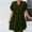 Army Green, variant on Fznquz Summer Dresses for Women Casual Midi 2026 Green A-Line Ruffle Sleeve Loose V Neck Short Sleeve Women Spring Fashion