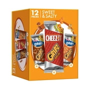 Kellogg's Gripz Variety Pack Tiny Baked Snack Crackers, Lunch Snacks, 11 oz, 12 Count