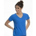 thumbnail image 2 of Wear Sierra Women's V-Neck T-Shirt, Turkish Pima Cotton, Soft & Breathable, Blue, Large, 2 of 6