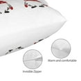 thumbnail image 5 of Disketp Pillow Covers Christmas Gnome Pattern Throw Pillow Case Cushion Covers,Cushion For Bedroom,Couch,Home-20"X30", 5 of 9