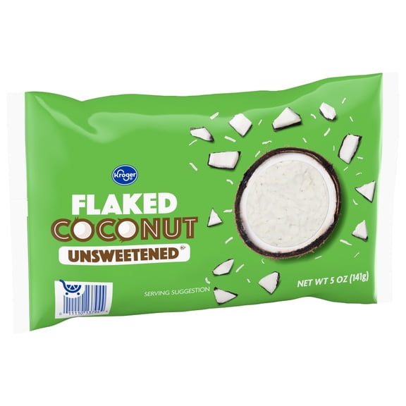 Kroger Unsweetened Coconut Flakes 5 oz - Pack of 1