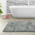 thumbnail image 6 of Microfiber Bathroom Rugs 2 Pieces, Non-Slip Machine Wash Shower Bathroom Rugs and Mats Sets for Bathroom, Light Gray, 6 of 6