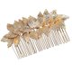 thumbnail image 1 of Leaf Bride Wedding Hair Comb Leaf Hair Comb Accessory Wedding Headpiece for Bridal Women, 1 of 4