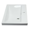 thumbnail image 6 of EAGO BH001 White Ceramic 32"x19" Rectangular Drop In Sink, 6 of 6
