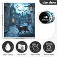 thumbnail image 4 of Halloween Black Cat and Moon Dishwasher Magnet Cover for Washers Fridge Panel Decal 23"W x 26"H Inch, 4 of 6