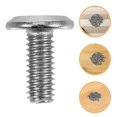 thumbnail image 1 of LOLIPPYY 100 Pcs Vis de Support d'Armoire Plaquées Nickel Fixations de Meubles pour Réparation de Meubles Amateurs de Bricolage, 1 of 8