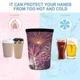 thumbnail image 4 of Set of 3 Packs Reusable Hot And Iced Coffee Cup Sleeve Neoprene Tumbler Sleeve American Flag Blue Red White(16,24,32oz), 4 of 8