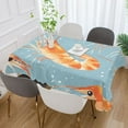 thumbnail image 5 of BZSMCE Square Tablecloth Shrimp Pattern Pattern Tableclothes, 5 of 9