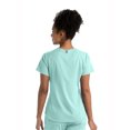 thumbnail image 2 of Barco Grey's Anatomy GRST011 Women's Four Pocket V-Neck Emma Scrub Top Surf Aqua L, 2 of 2