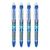 Paper Mate Liquid Flair Porous Point Stick Pen, 0.8mm, Extra Fine, Blue Ink, 4-Count