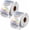 2" Round, variant on 2 Rolls Holographic Thermal Labels 50x50mm (2"x2"), Custom Sticker Paper for  M110/M120/M200/M220/M221, MUNBYN 941B/130B/RW402B,  Thermal Labels for QR Code, Logo, Bakery