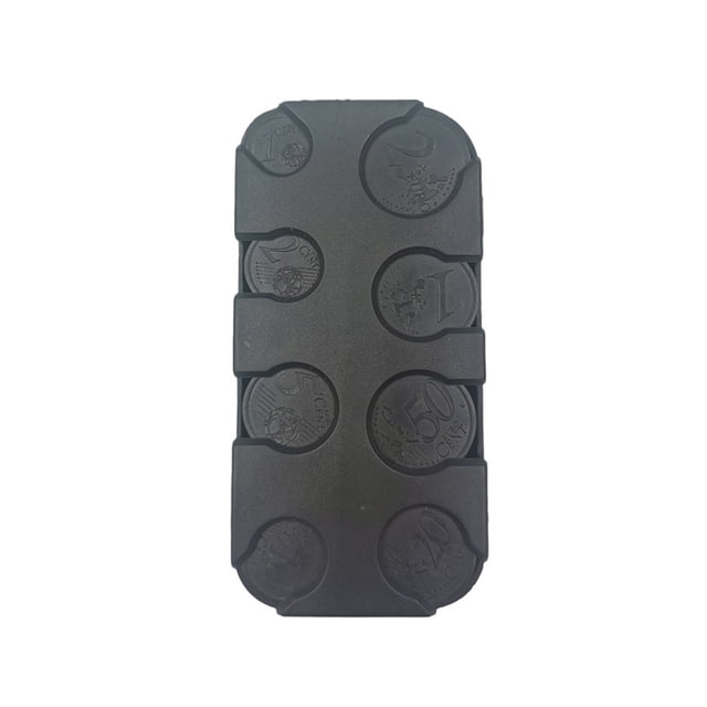Wosthever 8 compartimentos cambiador de monedas de coche regalo dispensador de monedas de plástico estuches de bolsillo para monedas contenedor Type4 NO4