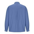 thumbnail image 4 of BiZtdJrK Men's Dress Shirt Regular Fit Long Sleeve Button Down Shirts Solid Business Casual Shirt Lightweight Office Work Lapel Shirts Limited Time Deals Dark Blue XXXL, 4 of 6