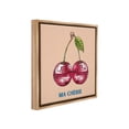 thumbnail image 4 of Stupell Industries Ma Cherie Fruits Food & Beverage Painting Brown Floater Framed Canvas Art Print Wall Art, 18 x 18, 4 of 10