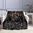 thumbnail image 1 of Mantas estampadas 3D game d-dark Souls, manta cálida, suave y cómoda, manta de cama de viaje para el hogar, manta de picnic, regalo de cumpleaños, 1 of 4