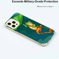 thumbnail image 5 of Lotus Frog Case for iPhone 14 Pro Max ,Aesthetic Art Design Pattern TPU Shock Proof Cover Case, 5 of 5