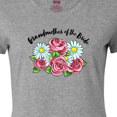 thumbnail image 4 of Inktastic Grandmother of the Bride Roses and Daisies Women's T-Shirt, 4 of 5