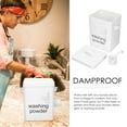 thumbnail image 2 of Lidded Iron Laundry Detergent Bucket Washing Powder Container Holder with Scoop, 2 of 8