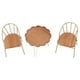 thumbnail image 1 of Silla de mesa en miniatura de madera juego de sillas de mesa en miniatura pequeñas y realistas relación 1:12 para cumpleaños ANGGREK Otros, 1 of 8