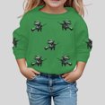 thumbnail image 2 of SJLDQY Halloween Sweatshirts for Kids Hallowmas Graphic Long Sleeve Crewneck Sweatshirt Fall Winter Lined Casual Pullover Tops, 2 of 5