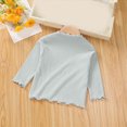 thumbnail image 4 of 4-5T Child Girls T-Shirts Tee,Long Sleeve Cute Shirts for Girls Mock Neck Fall Winter Clothes Daily Casual Tops for 6 12 18 24 Months 2T 3T 4T 5T Kids Girls Clothes, 4 of 6