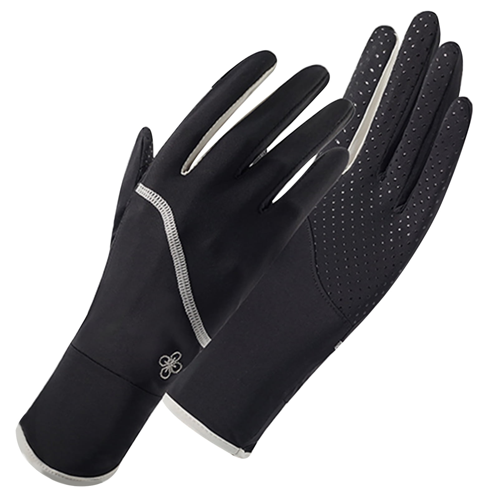 Gants Femme Anti-UV Sans Doigts - Mitaines Cyclisme Et Plein Air Protection Solaire Légères