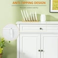 thumbnail image 5 of Spaco Sideboard Buffet Cabinet with 2 Drawers and Adjustable Shelves, Modern Accent Cabinet for Indoor as Kitchen, Bar, Dining Room, White, 5 of 7