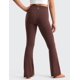 thumbnail image 3 of Pantalones CRZ YOGA Butterluxe Cintura Cruzada Acampanados Taupe Talla S, 3 of 4