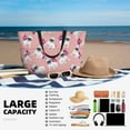 thumbnail image 5 of Naloa Bulldog Large Capacity Beach Bag, Waterproof Sandproof Beach Swim Pool Bag Tote Bag for Women, 5 of 7