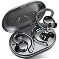 thumbnail image 1 of Auriculares inalámbricos Rulefiss Q38 Bluetooth 5.3 48 horas IP7 negros, 1 of 7